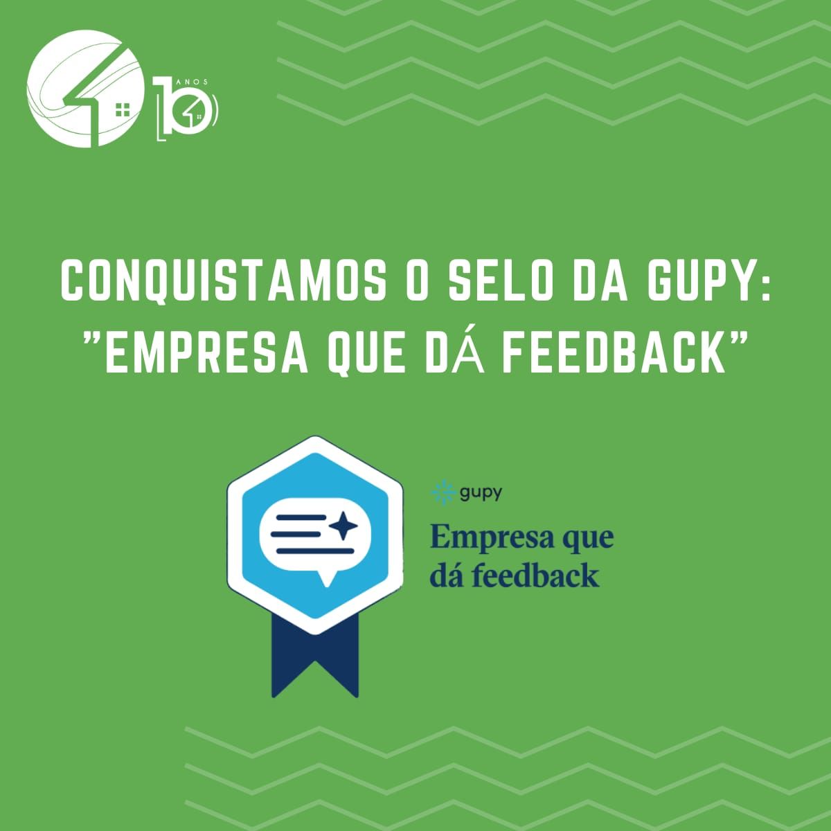 MP Construtora recebe selo “empresa que dá feedback” da plataforma Gupy