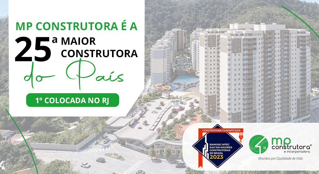 MP Construtora é eleita a 25ª construtora do país, a primeira do Estado do Rio