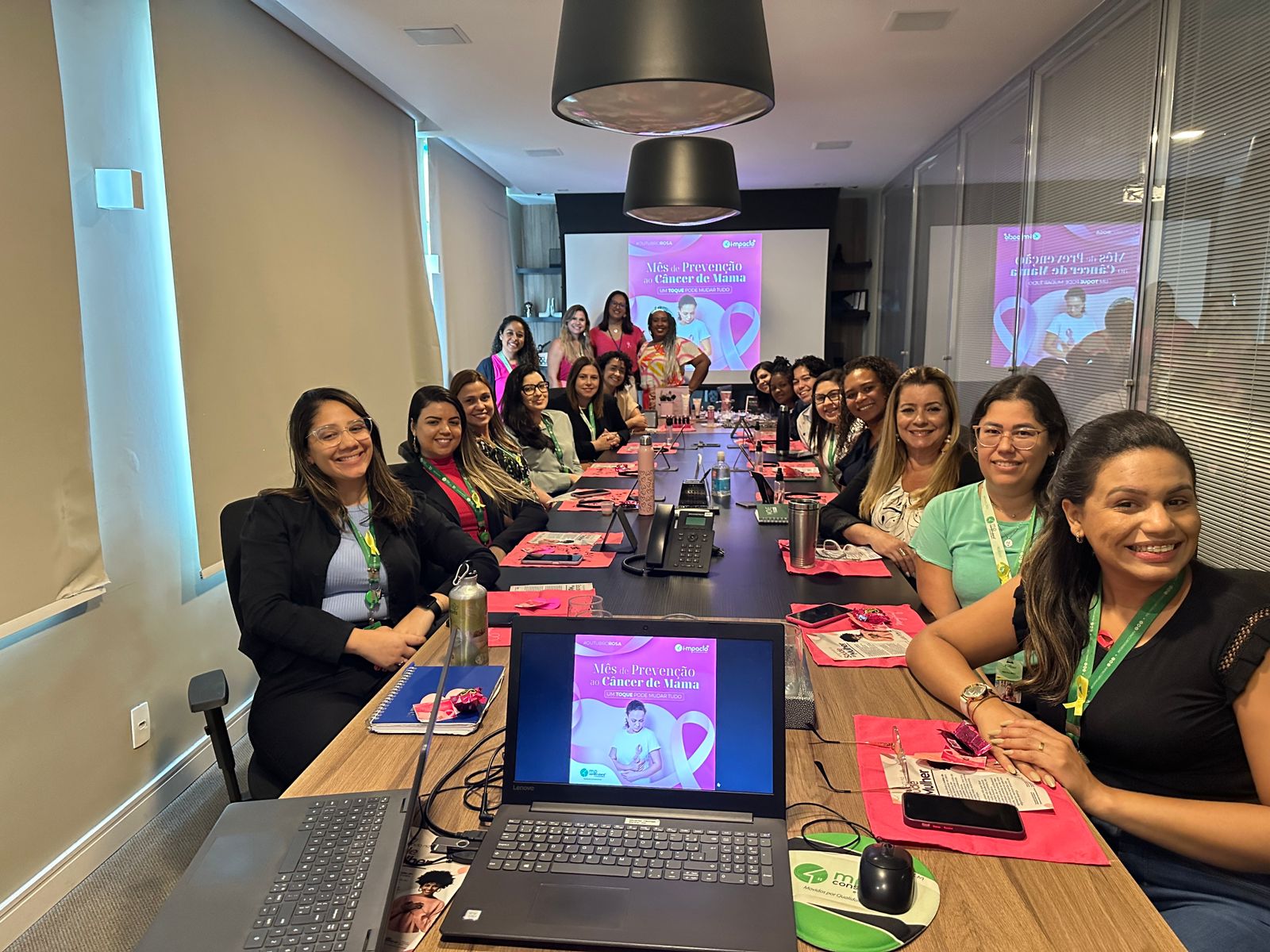 MP realiza palestra para conscientização e prevenção ao câncer de mama para os colaboradores