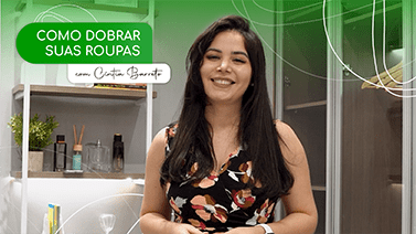 Como dobrar suas roupas?