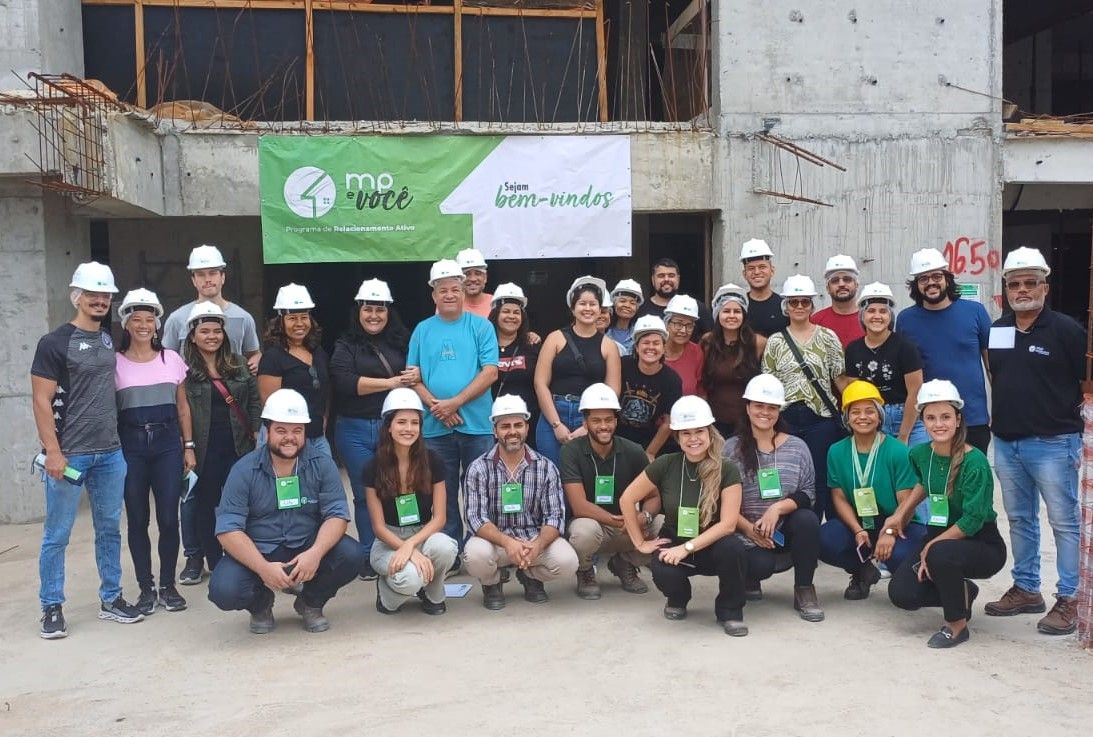 MP Construtora realiza visitação à obra com os futuros moradores do empreendimento Jardim Imperial 2